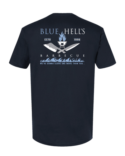 Welcome to the Blue Hell's BBQ Short Sleeve Tee